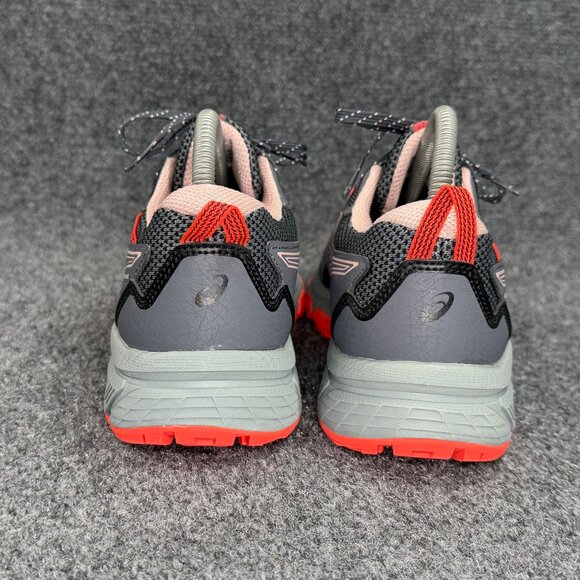 Asics Gel-Venture 8 Trail Running Shoes Women's SIze 8.5 Gray Orange Athletic - Picture 6 of 12